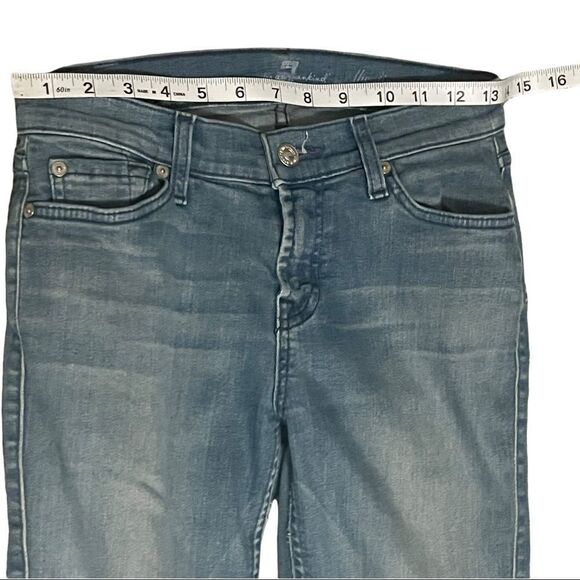 7 For All Mankind The Slim Cigarette Jeans Sz 26 - Picture 7 of 13